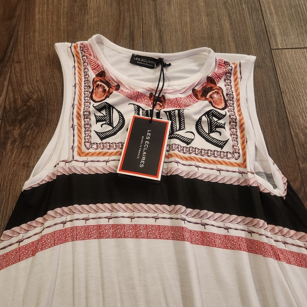 Les Eclaires Sleeveless Dress‎ - made in France